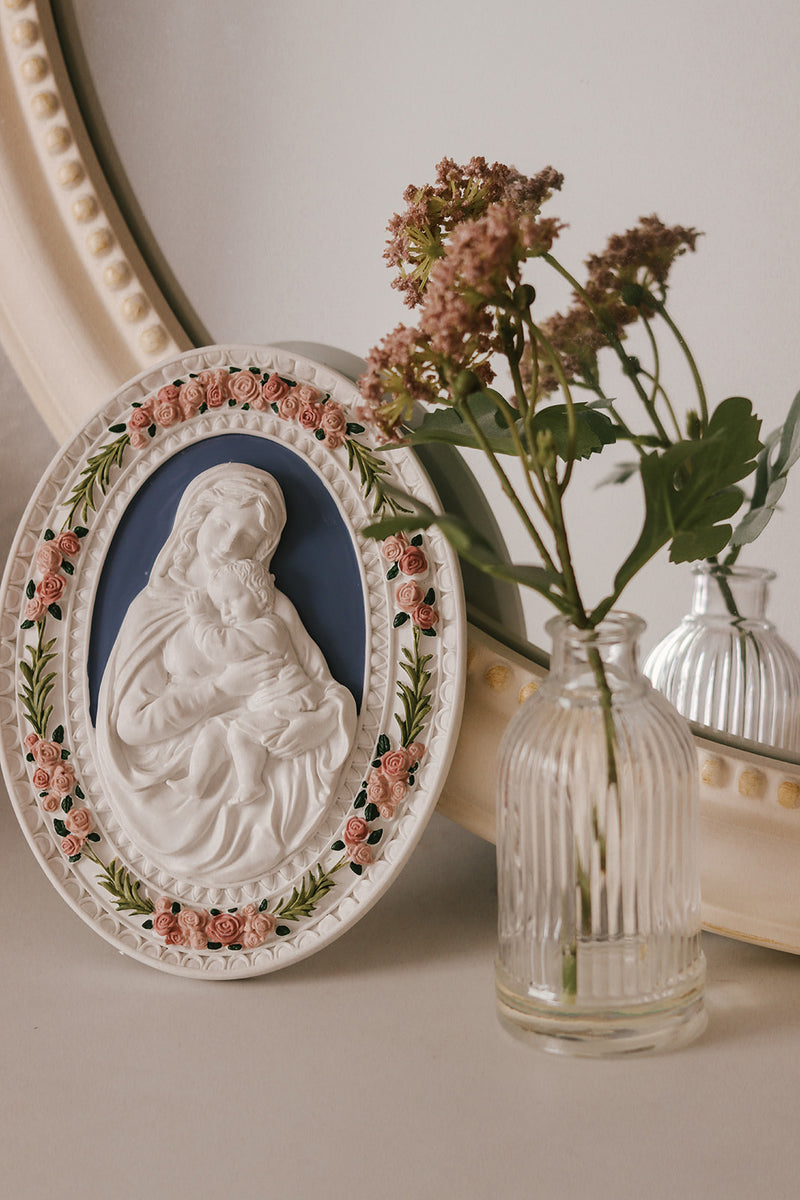 Blessed Virgin Mary and Child plaque