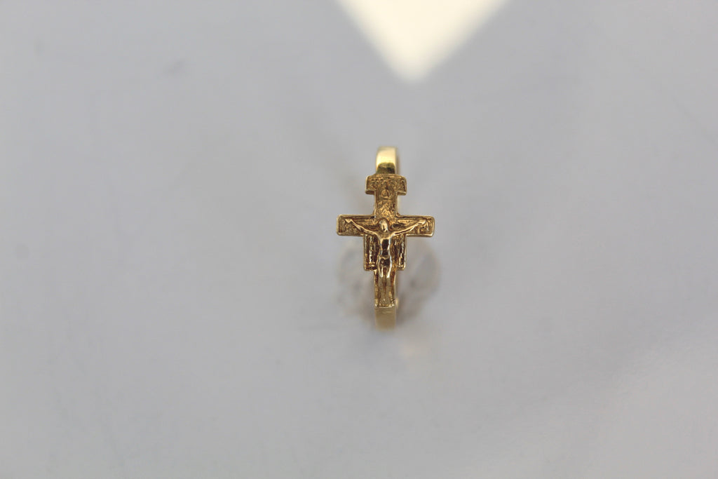 San Damiano Crucifix Ring - Sacred Heart Ring, Immaculate Heart Ring ...