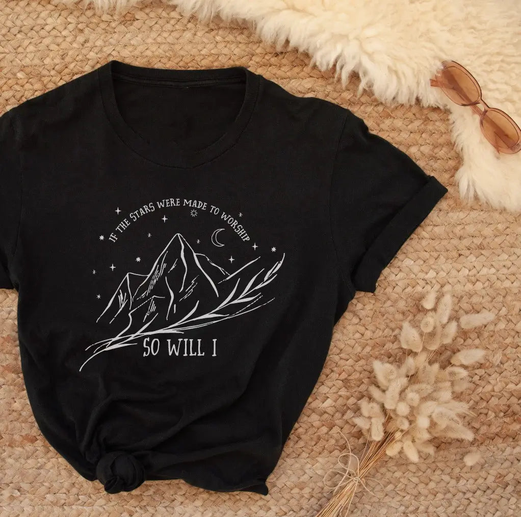 TheLittleCatholic If The Stars Were Made to Worship So Will I Clothing and Catholic Jewelry XL