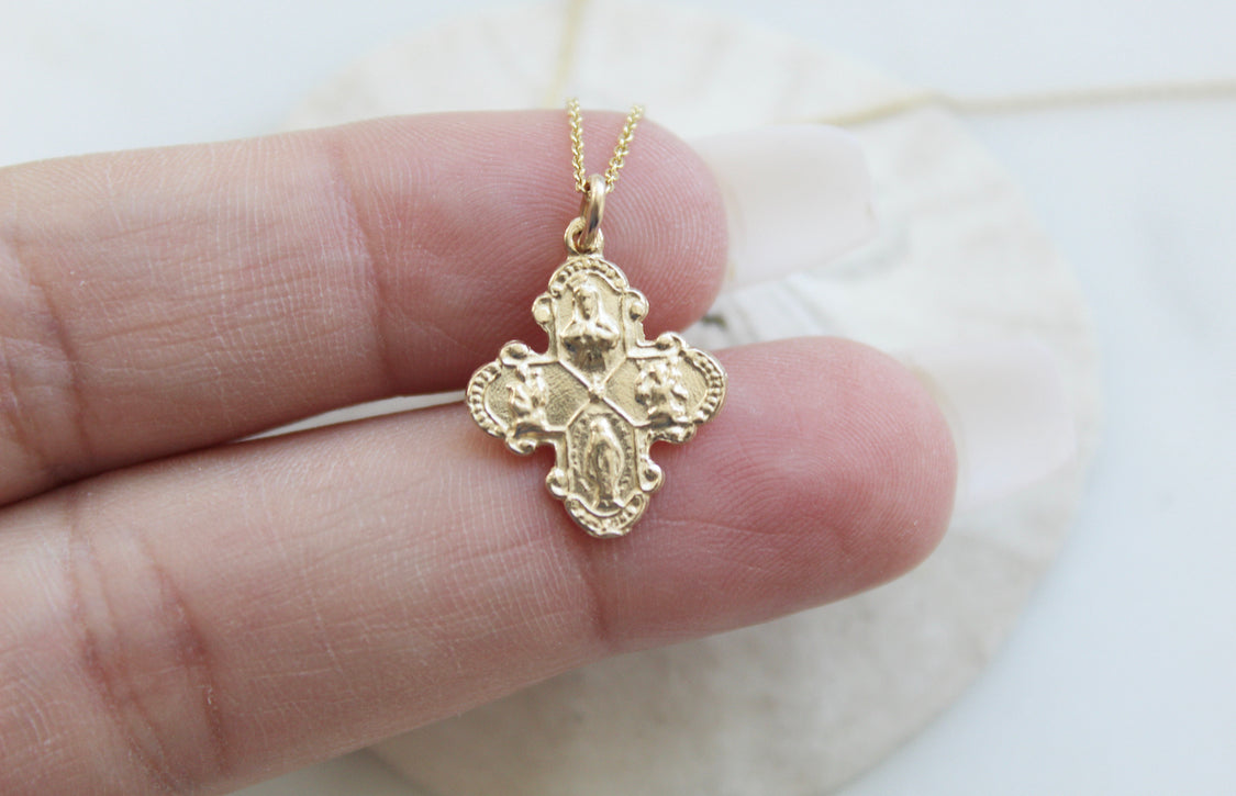 Vintage Inspired Trinity Necklace, Trinity | Discount Catholic Products